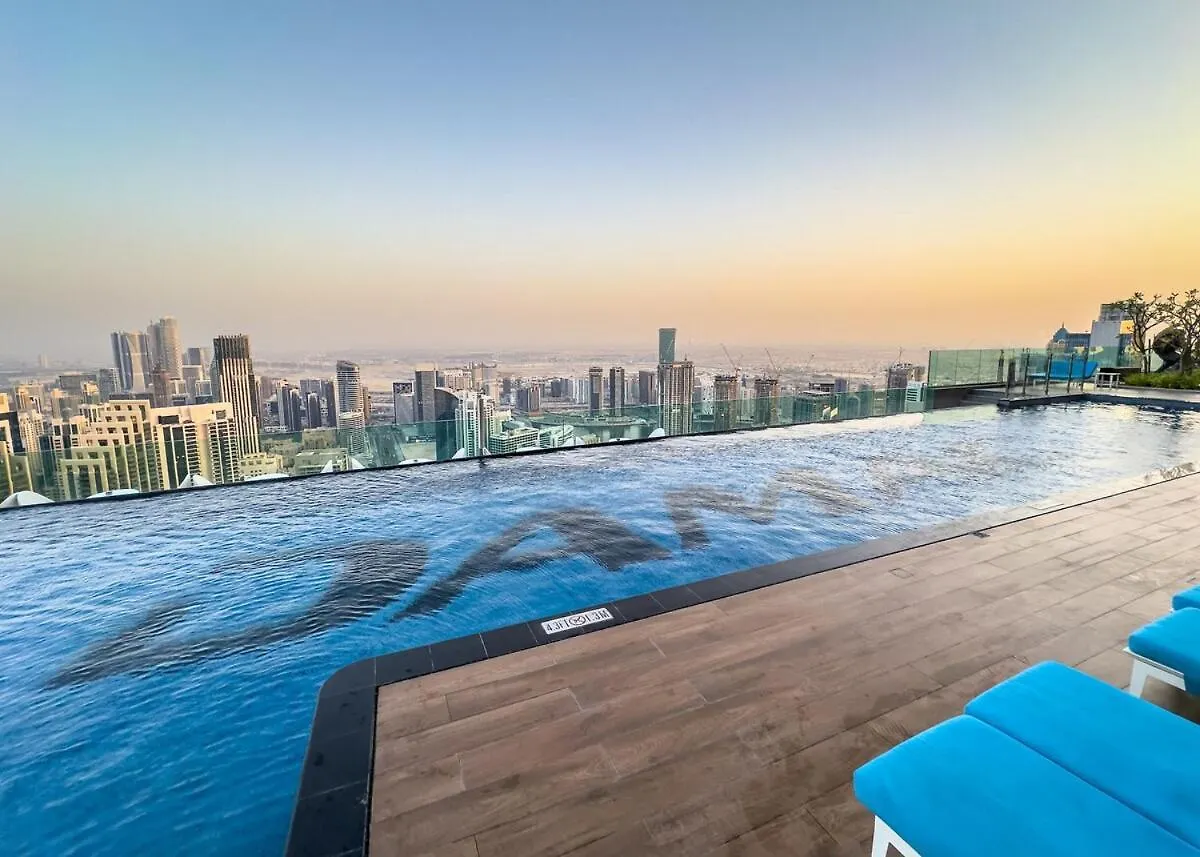 64Th Floor Rooftop Dream, Burj Khalifa View Pool, 2Br Apartment In Paramount Hotel Midtown Dubai