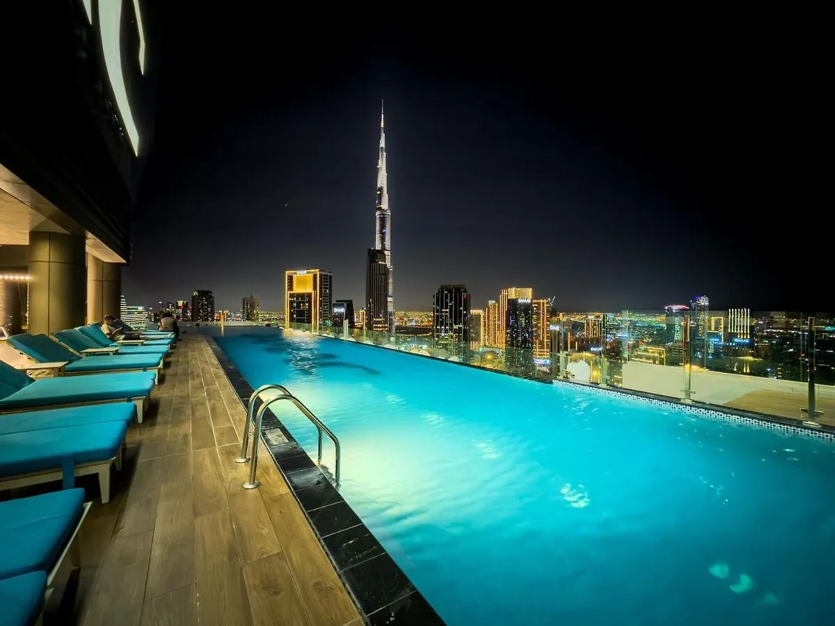 64Th Floor Rooftop Dream, Burj Khalifa View Pool, 2Br Apartment In Paramount Hotel Midtown Dubai