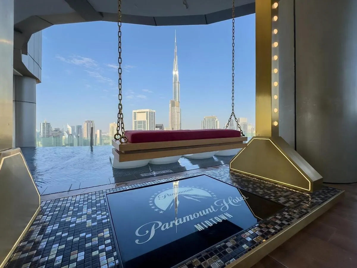 64Th Floor Rooftop Dream, Burj Khalifa View Pool, 2Br Apartment In Paramount Hotel Midtown Dubai