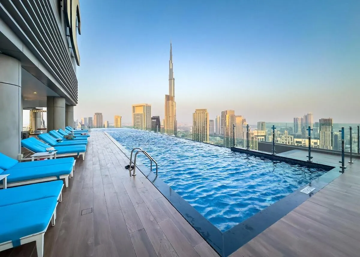64Th Floor Rooftop Dream, Burj Khalifa View Pool, 2Br Apartment In Paramount Hotel Midtown Dubai United Arab Emirates