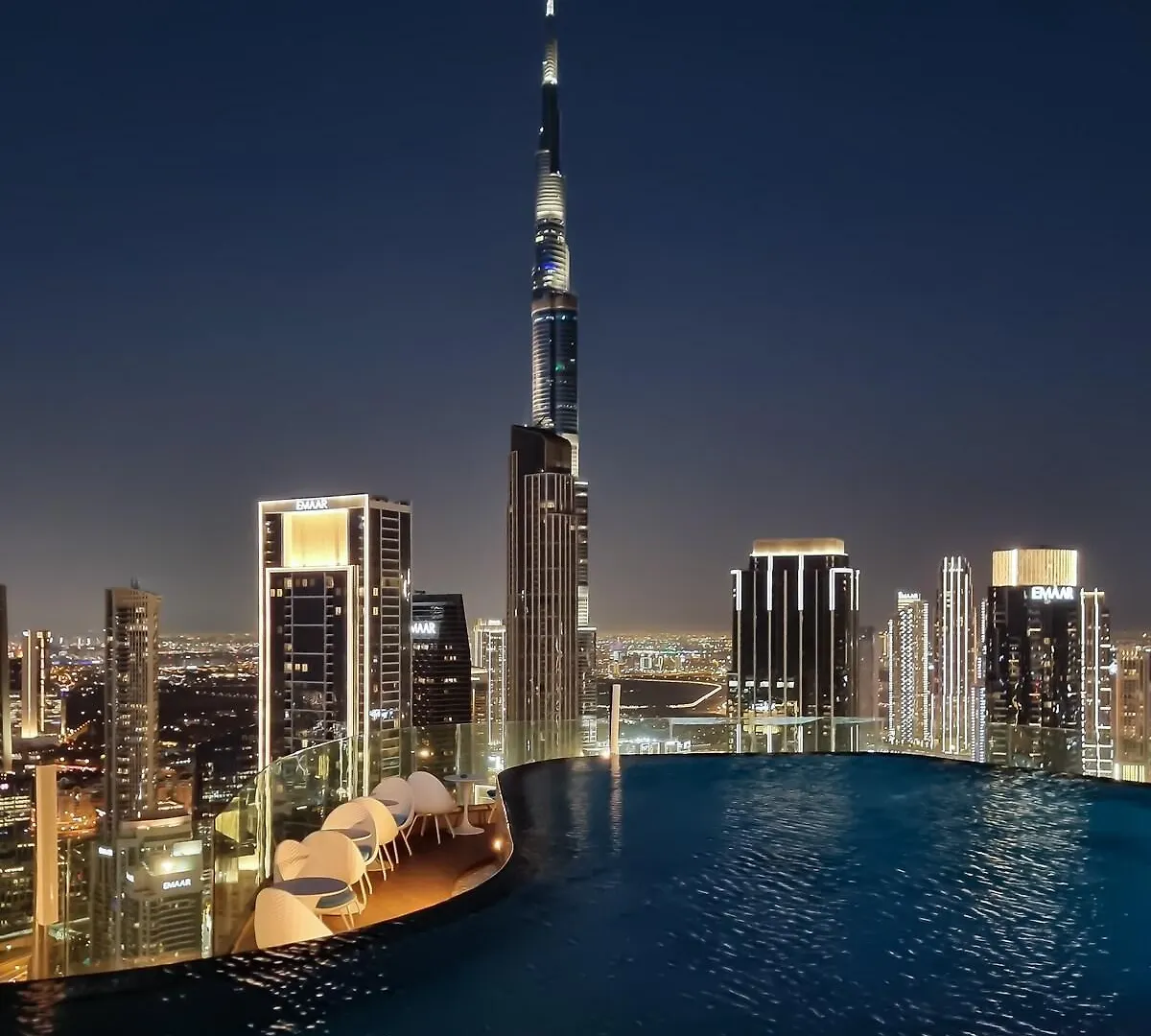 64Th Floor Rooftop Dream, Burj Khalifa View Pool, 2Br Apartment In Paramount Hotel Midtown Dubaj