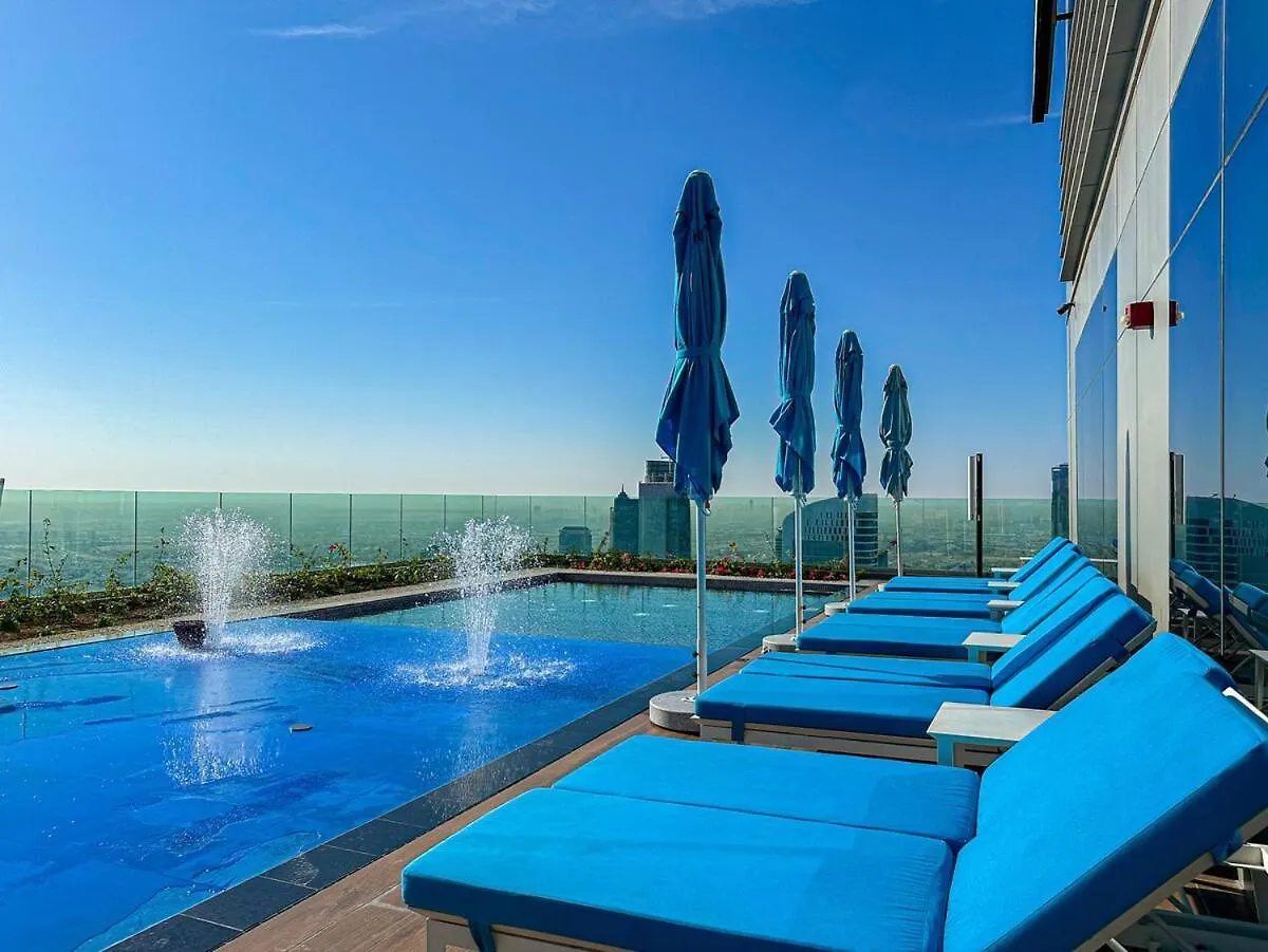 64Th Floor Rooftop Dream, Burj Khalifa View Pool, 2Br Apartment In Paramount Hotel Midtown Dubaj