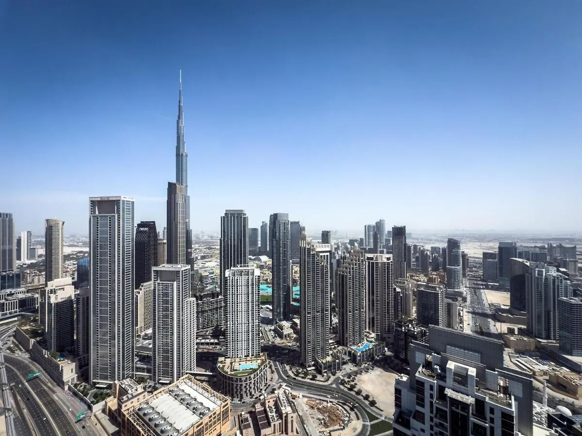 64Th Floor Rooftop Dream, Burj Khalifa View Pool, 2Br Apartment In Paramount Hotel Midtown Dubaj