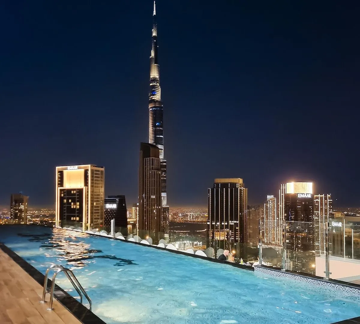 64Th Floor Rooftop Dream, Burj Khalifa View Pool, 2Br Apartment In Paramount Hotel Midtown Dubaj