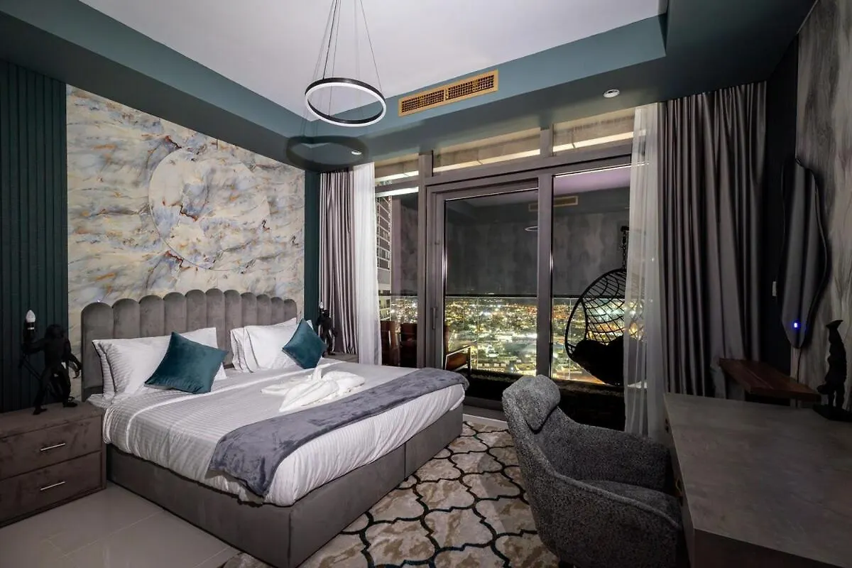 64Th Floor Rooftop Dream, Burj Khalifa View Pool, 2Br Apartment In Paramount Hotel Midtown Dubaj